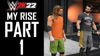 WWE 2K22  MyRise  Gameplay Walkthrough  Part 1  quotSuperstar Creation Performance Centerquot [upl. by Nodlew]