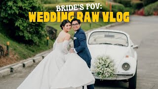 RAW WEDDING VLOG  Jen Barangan [upl. by Yllor440]