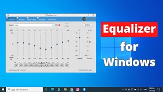 Adjusting Sound Settings with Equalizer on Windows 11 [upl. by Paolina]