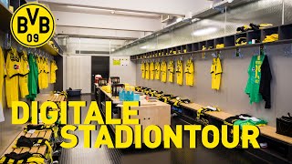 All access at the Signal Iduna Park  Digital Stadium Tour  Dressing Room Pitch amp more [upl. by Eirffej]