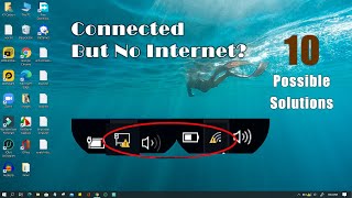 WiFi Connected but No Internet Access  Windows 7 8 10 [upl. by Sainana]