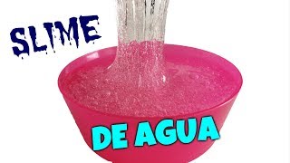 Haz SLIME DE AGUA Probando recetas de 💦Water Slime💦 [upl. by Bacon]