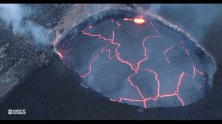 Kīlauea Summit Eruption — Lava Returns to Halemaʻumaʻu [upl. by Eillen]