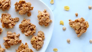 Cornflake Cookies Recipe No Bake 3 Ingredients No Flour No Eggs [upl. by Lennor437]