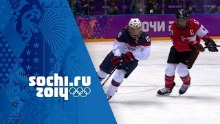 Ice Hockey  Canada 3  2 USA  Womens Full Gold Medal Match  Sochi 2014 Winter Olympics [upl. by Xxam]