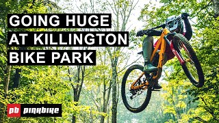 Riding Killington Bike Parks Huge Jumps amp Fast Tech  First Impressions [upl. by Enihpets]