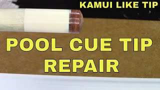 Pool Cue Tip Repair [upl. by Fraya]