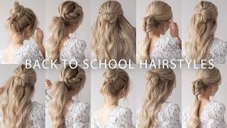 EASY BACK TO SCHOOL HAIRSTYLES 📚👩🏼‍🎓 [upl. by Anul]