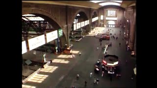 Der Leipziger Hauptbahnhof im Jahr 1991 [upl. by Elleiand]