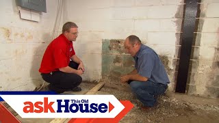 How to Install a Basement Bathroom  Ask This Old House [upl. by Asined]