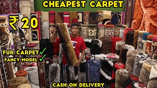 Cheapest Carpet Market  Imported Carpets amp Rugs Discounted Price Floor Curtains Doormats Carpets [upl. by Rigby]