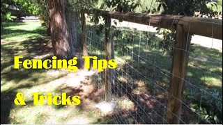 How to Build a Post and Rail fence with wire mesh Part 2 [upl. by Renmus]