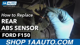 How To Replace Rear ABS Sensor 9003 Ford F150 [upl. by Dedrick]