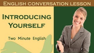 Introducing Yourself  How to Introduce Yourself In English [upl. by Attalie329]