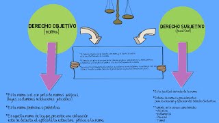 Derecho Objetivo y Subjetivo [upl. by Lise]