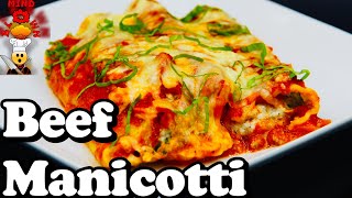 Homemade Manicotti Recipe by MIND BLOWN CHEF 🤯 [upl. by Annabel703]