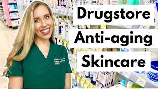 Drugstore Antiaging Skincare Routine  The Budget Dermatologist [upl. by Narda528]