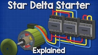 Star Delta Starter Explained  Working Principle [upl. by Paff]