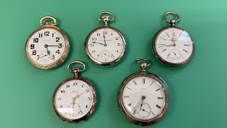 Setting and Winding Pocket Watches [upl. by Ylagam]