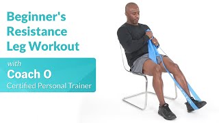 Resistance Band Leg Workout for Beginners [upl. by Sorkin]