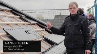 Solarziegel unauffällig ins Dach integriert – Made in Germany By Nelskamp [upl. by Coulson]