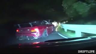 Drifting Compilation in Japan  Midnight Mountain Rides No Music RX7 S14 200SX and More [upl. by Dacy]