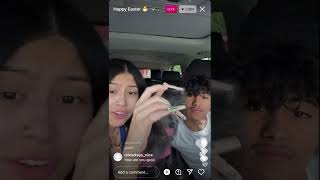 Desiree Montoya With Her Bf On Instagram Live [upl. by Zaneta764]