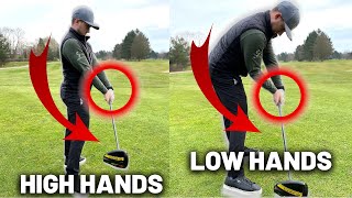 Crazy Simple Low Hands Feel To Hit Irons amp Driver Consistently Longer [upl. by Mendelsohn]