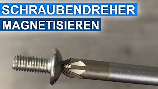 So kann man Schraubendreher magnetisieren [upl. by Atiuqes]