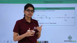 Class 12th – Methods of Preparation  Williamson Synthesis  Tutorials Point [upl. by Aneehsram]