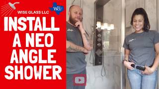 INSTALL A NEO ANGLE SHOWER [upl. by Simona]