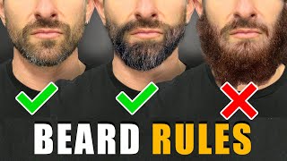 7 Beard Rules EVERY GUY SHOULD FOLLOW For a BETTER Beard [upl. by Nivram]