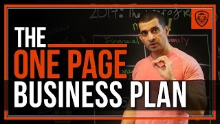 How to Write a One Page Business Plan [upl. by Enairda]