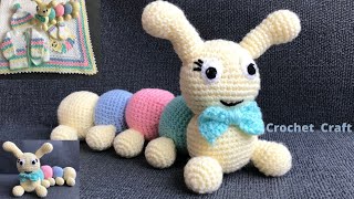 crochet caterpillarcrochet toys [upl. by Nerrawed792]