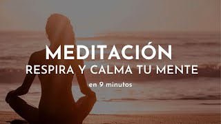 Meditación para calmar la mente Ejercicio de respiración para principiantes con Gabriela Litschi [upl. by Austin]