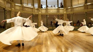 The Sufi Whirling Dervishes  Istanbul Turkey [upl. by Wilber]