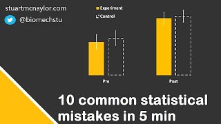 Ten Statistical Mistakes in 5 Min [upl. by Mihe]