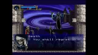 Castlevania Symphony of the Night Alucard entrance and Death [upl. by Uzziel]