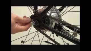 How To Remove a Shimano Nexus 7 Nexus 8 Hub and InterM Roller Brake Rear Wheel [upl. by Auop]