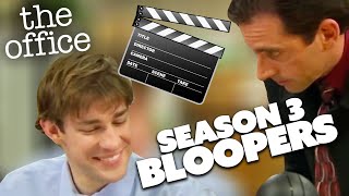 Season 3 BLOOPERS  The Office US  Comedy Bites [upl. by Melesa]