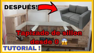 COMO TAPIZAR UN SILLON PASO A PASO  CAPITULO 1 [upl. by Ennelram]