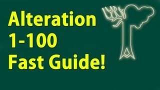 Alteration 1100 Guide Skyrim Fastest way to level [upl. by Annyl833]