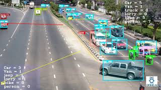 Classified Directional Traffic Count Vehicle Detection and Tracking [upl. by Yajet]