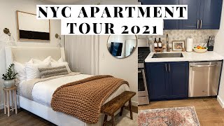 My Studio Apartment Tour  400 Sq ft in NYC [upl. by Siusan142]