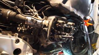 BMW R1100RT Valve adjustment [upl. by Ark274]