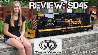 Review  16quot Scale SD45 Rio Grande Diesel Locomotive [upl. by Sregor]