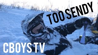 The Day I Almost Died Snowmobiling Caught on video [upl. by Ancilin]