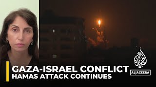 GazaIsrael war Israeli deaths surges as Hamas attack continues [upl. by Eelyah]