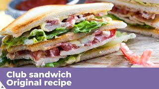 CLUB SANDWICH  Original recipe [upl. by Zaob615]