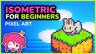 Easy Isometric PIXEL ART Beginner Tutorial [upl. by Alhsa]